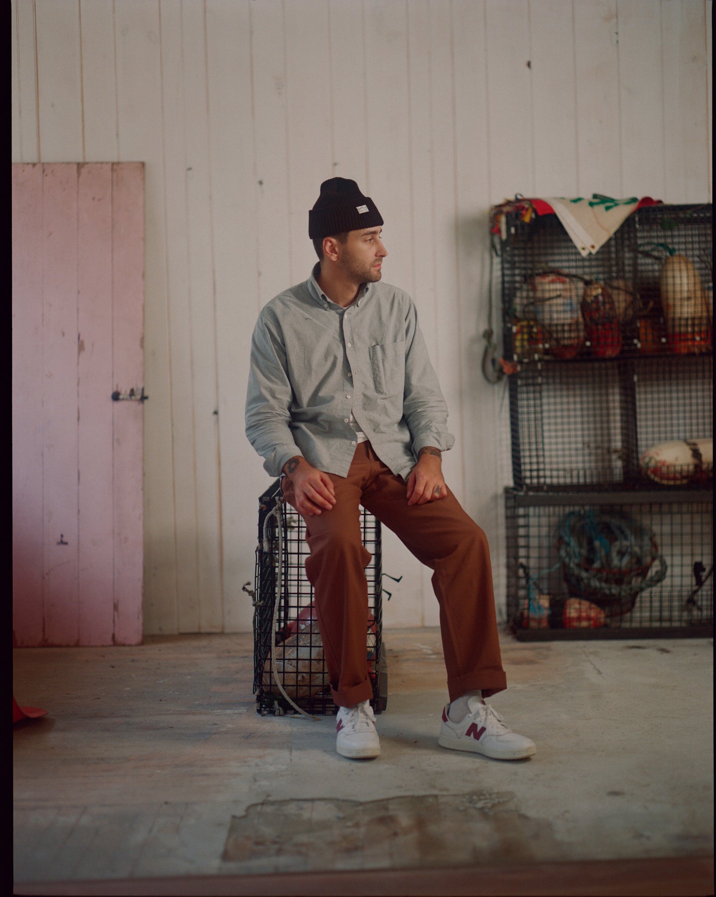The Watch Cap Beanie in Scarlet