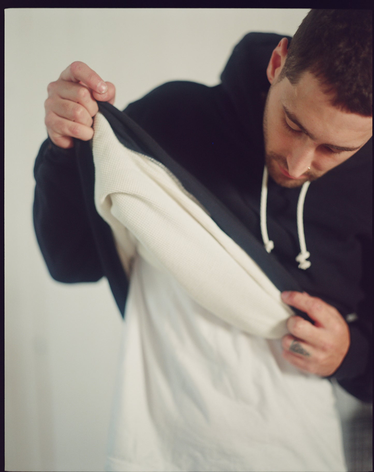 The Thermal Lined Hoody in Navy