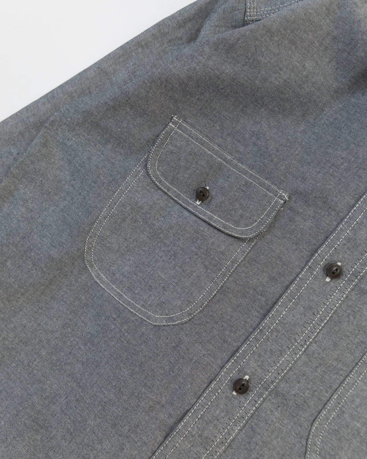 The Roebuck Shirt in Black Chambray