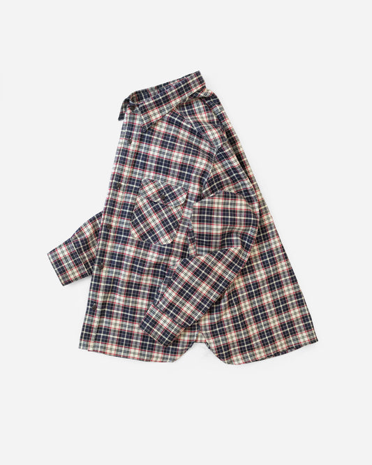 The Roebuck Shirt in Nautical Tartan