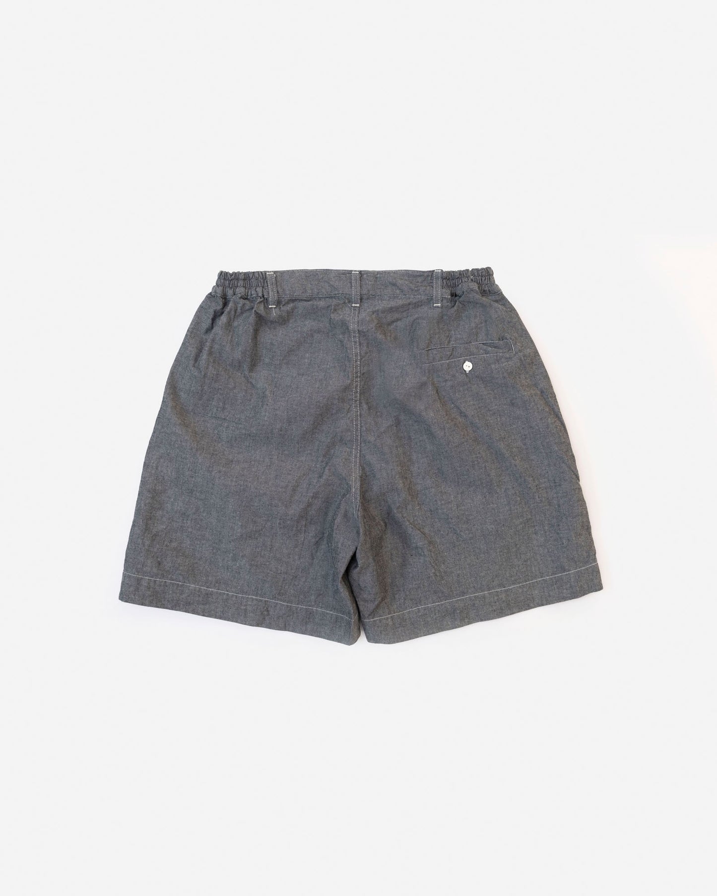 The Ram Island Shorts in Raw Chambray
