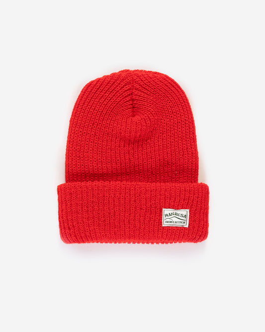 The Watch Cap Beanie in Scarlet