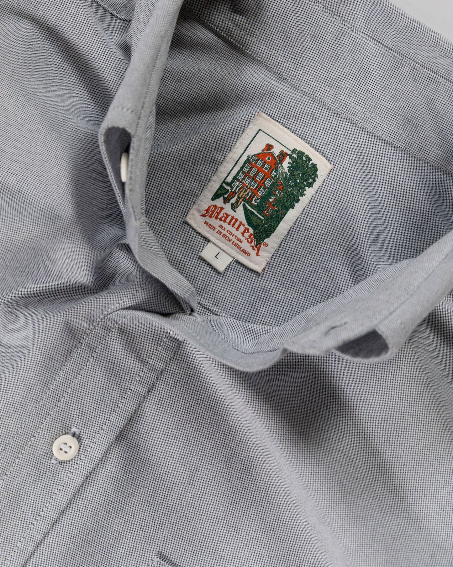 The Yale Cloth Button Down in Black Warp