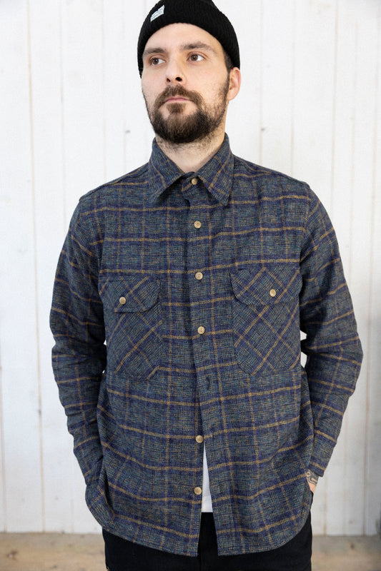 The Flannel Herc Shirt in Deep Night