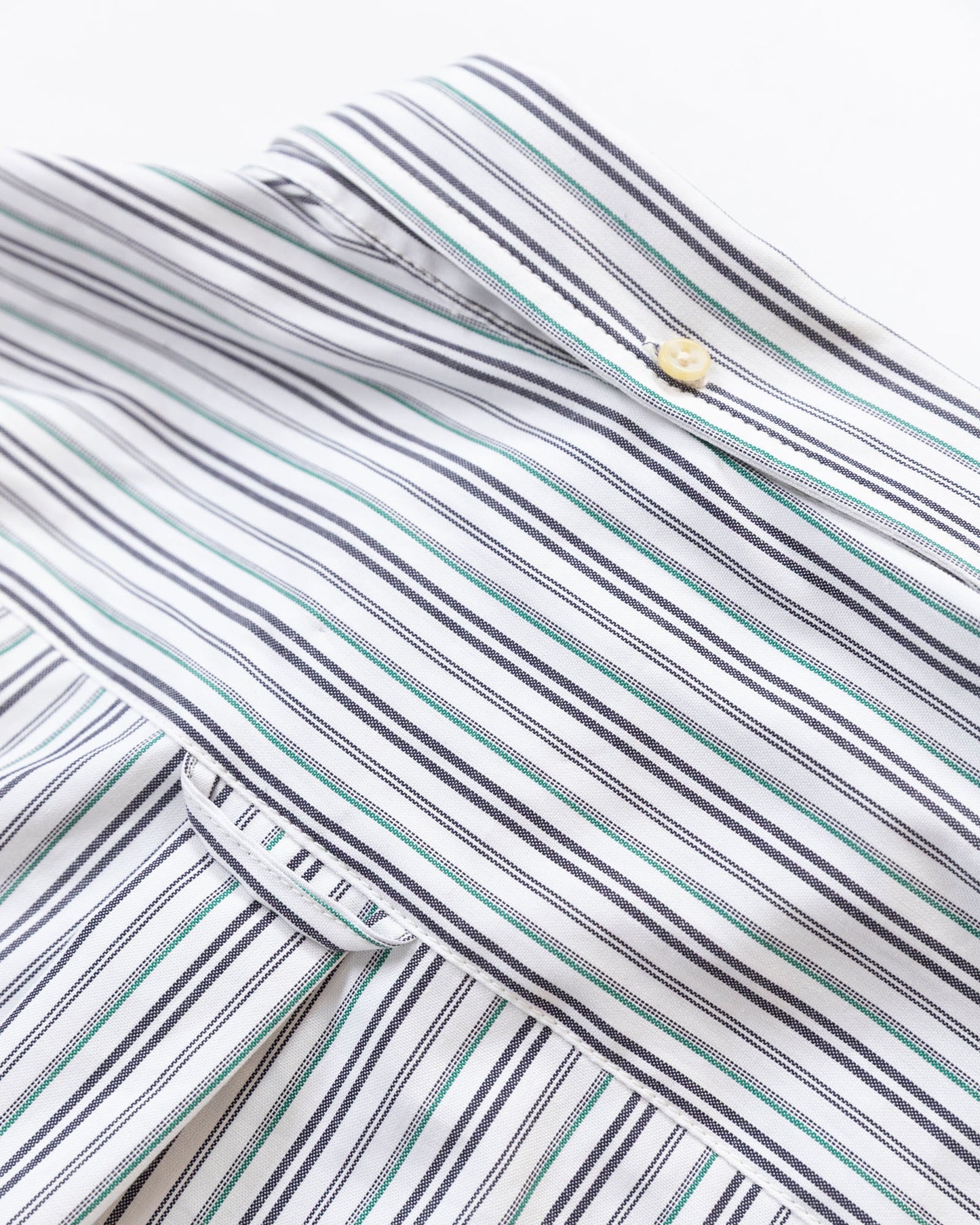 The Yale Shirt in Emerald Stripe Pinpoint