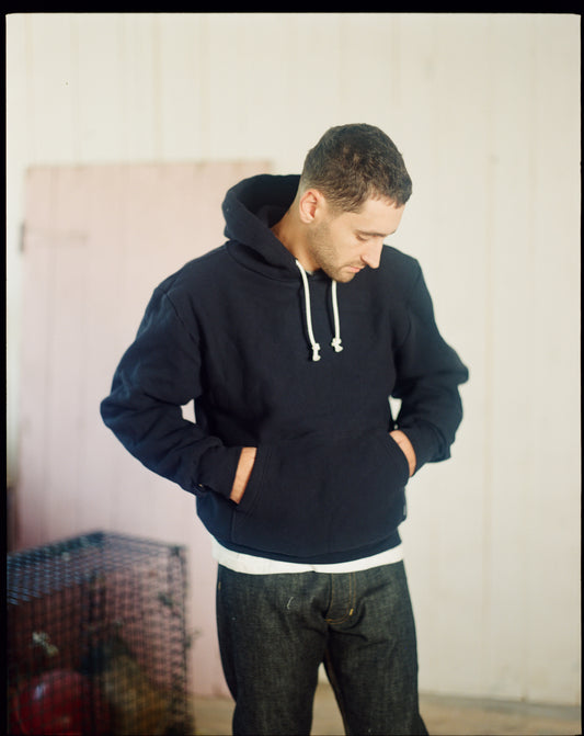 The Thermal Lined Hoody in Navy