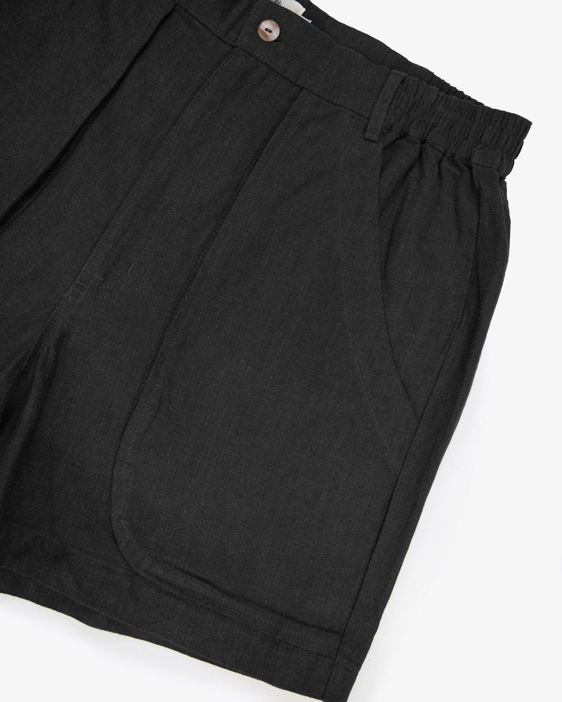 The Ram Island Short in Pure Black