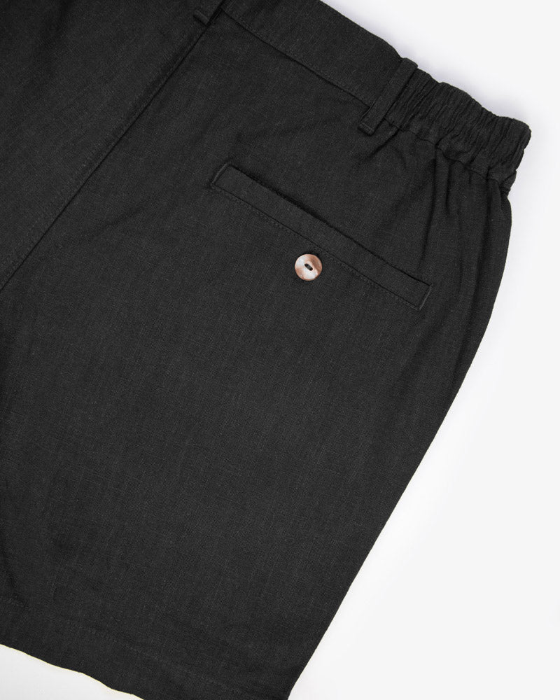 The Ram Island Short in Pure Black