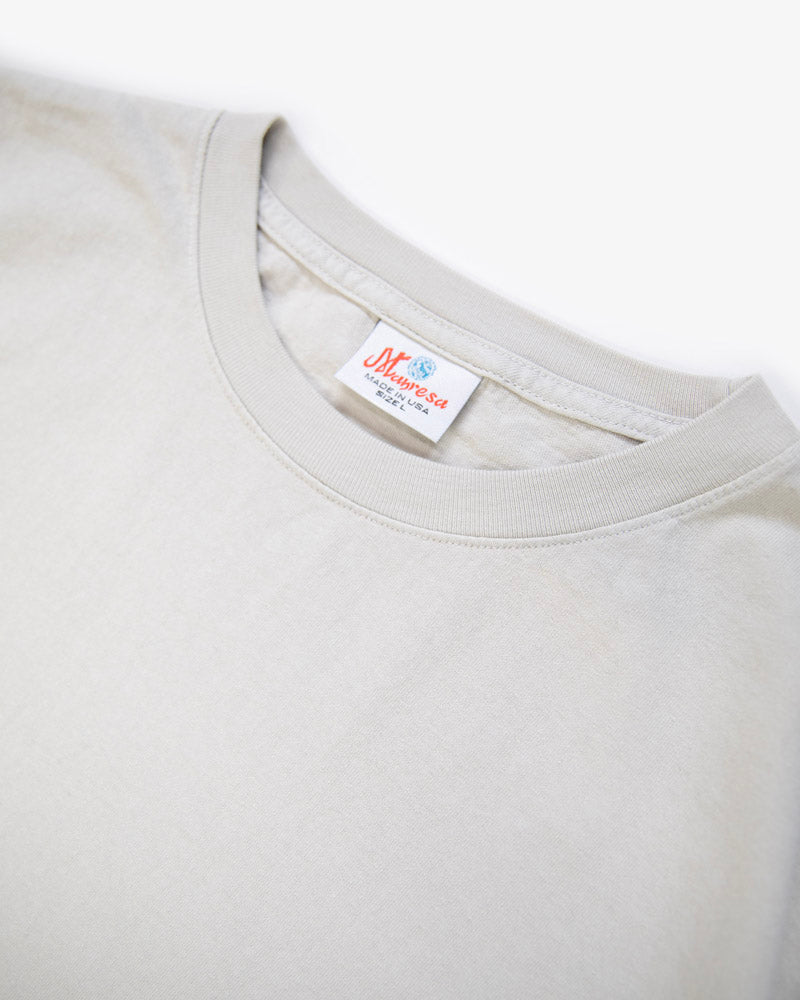 The Baseline Tee in Cement