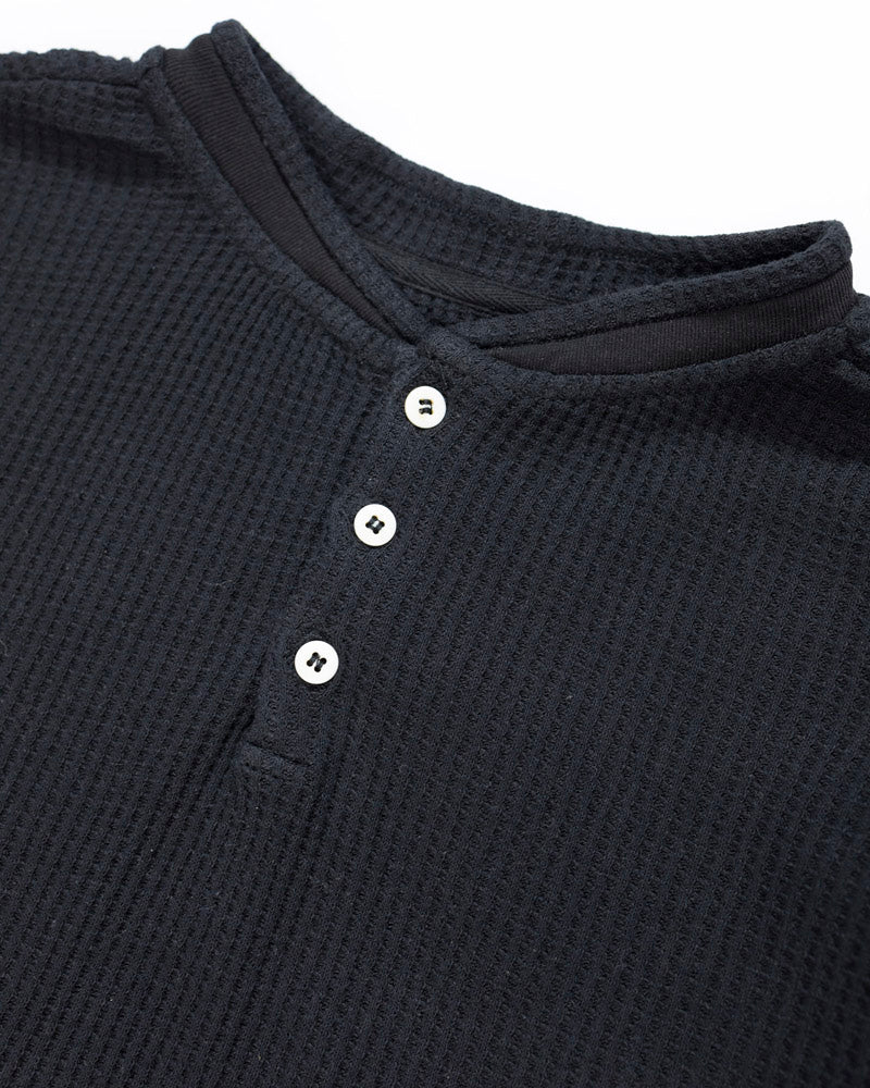 The Thermal Henley in Black