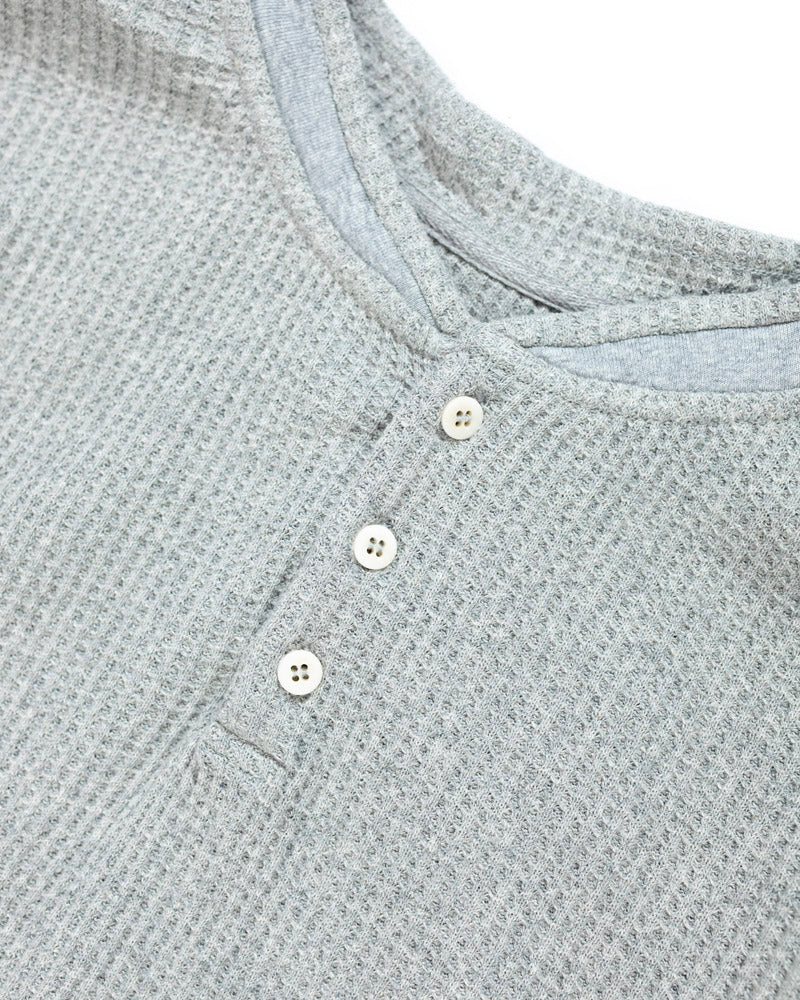 The Thermal Henley in Grey – Manresa Clothing LLC