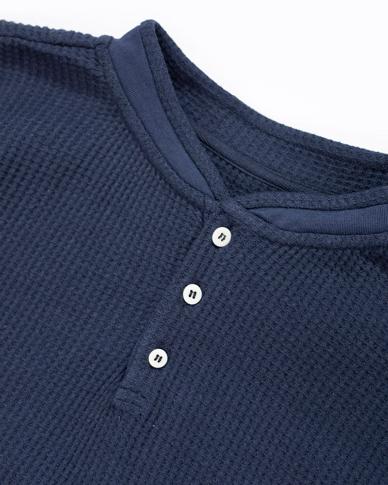 The Thermal Henley in Navy