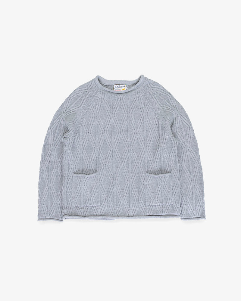 The Oysterman Sweater in Grey