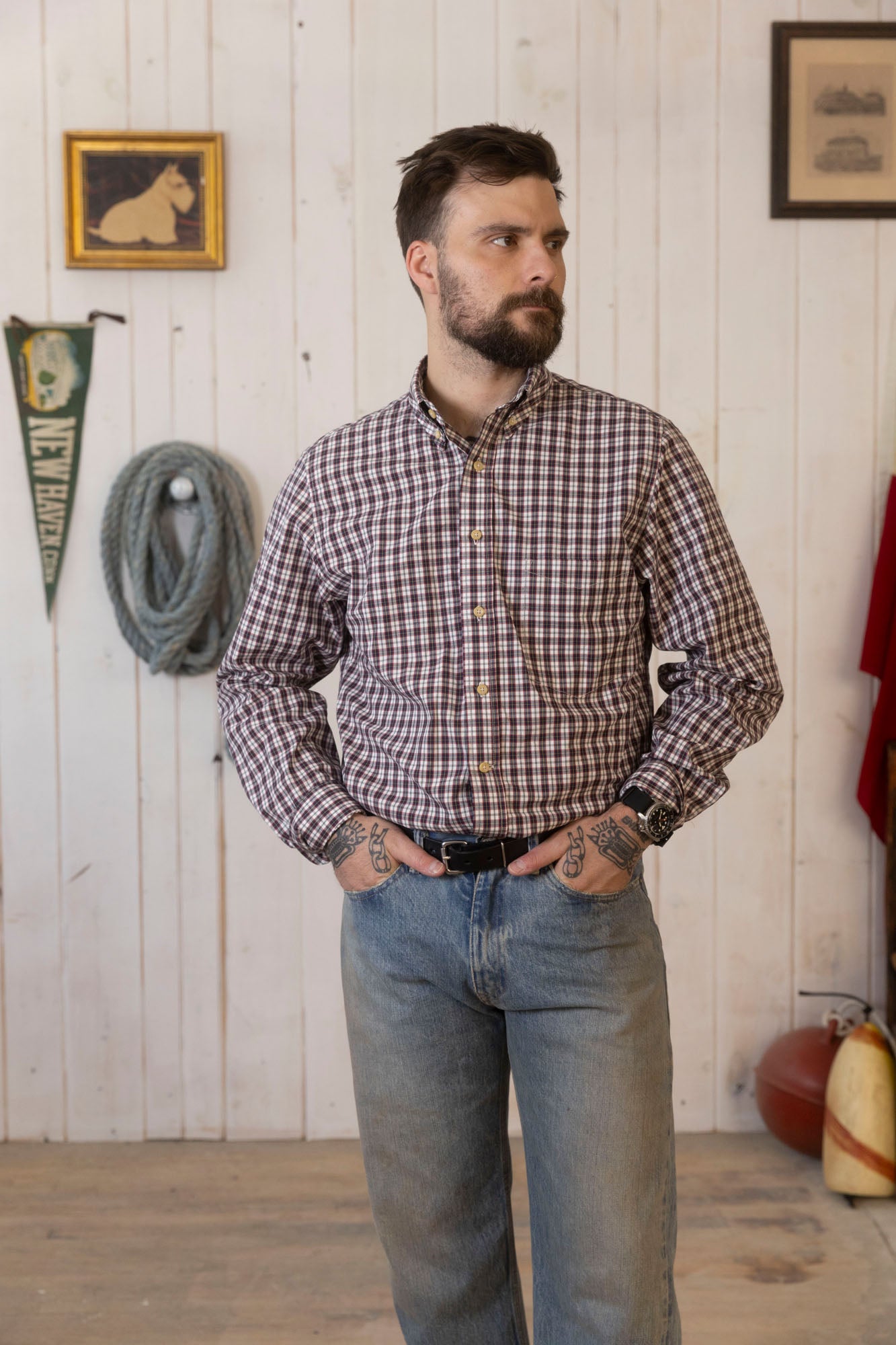 The Yale Shirt in Daylight Plaid