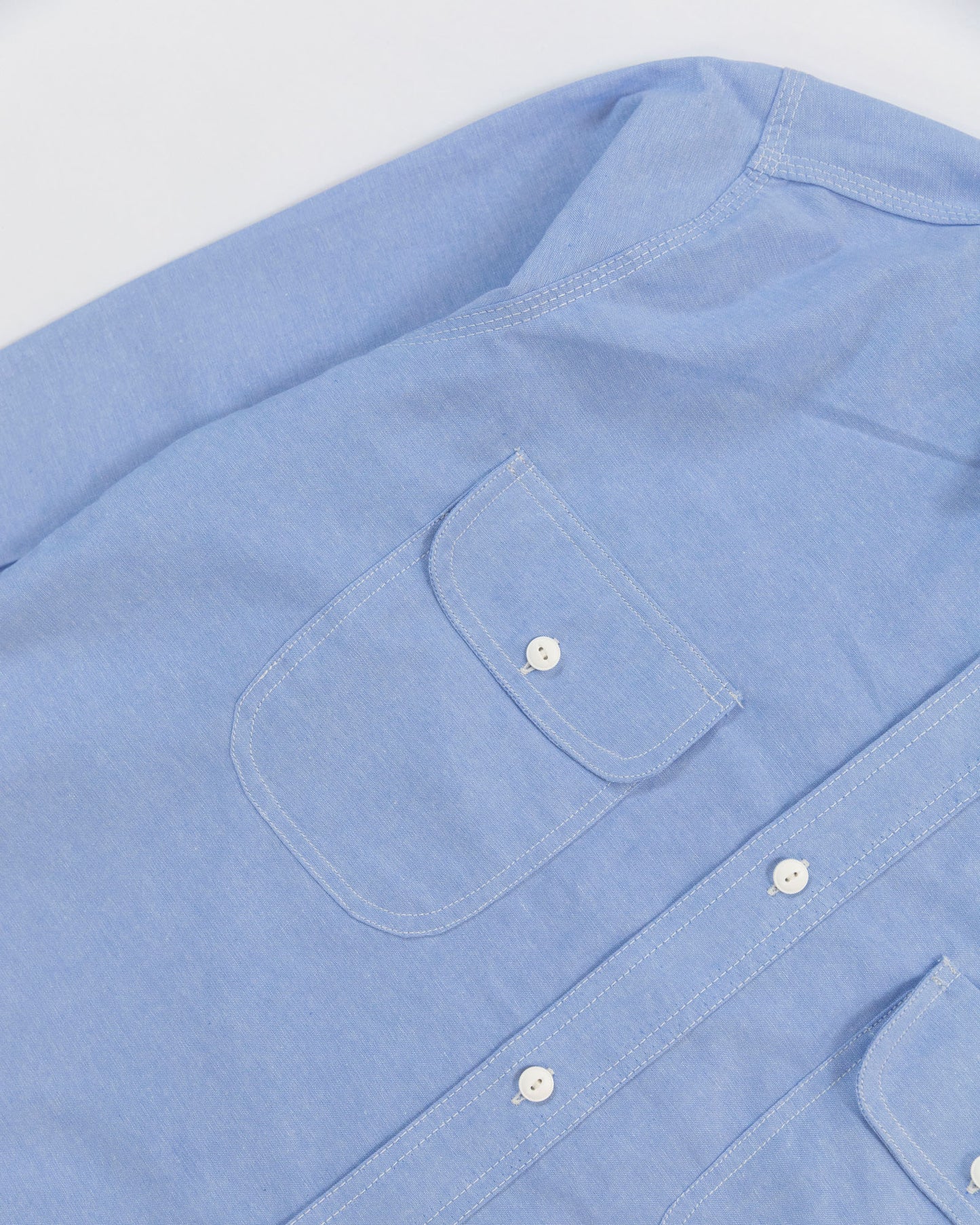 The Roebuck Shirt in Sky Chambray