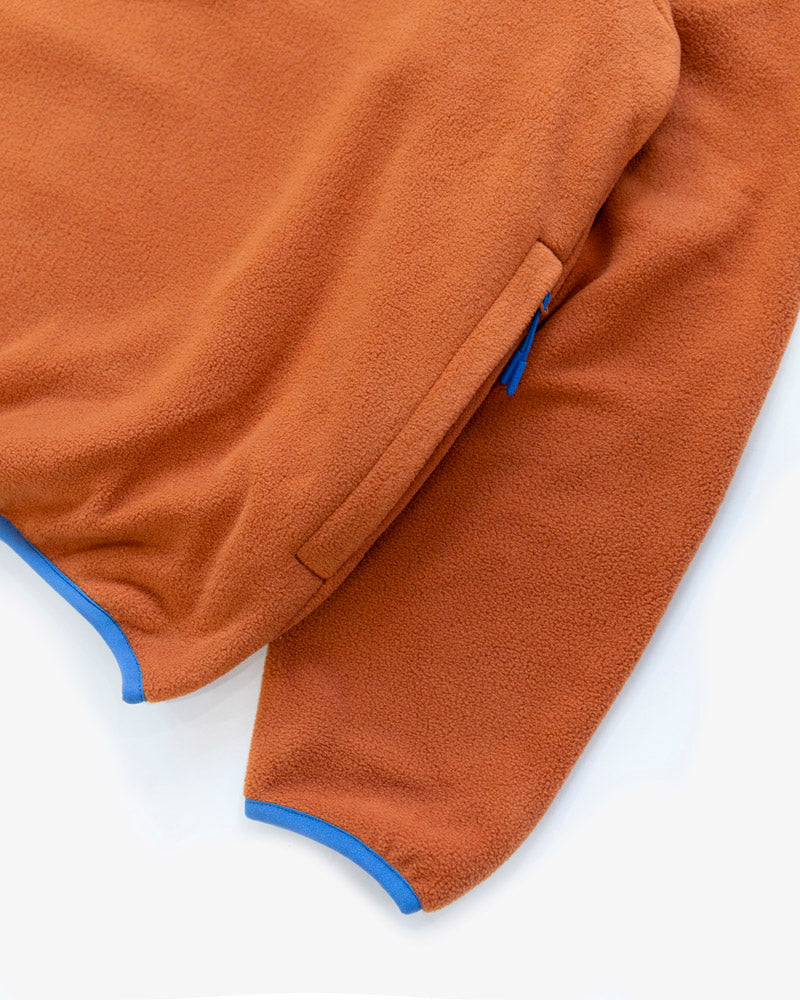 The Dublin Fleece in Rust