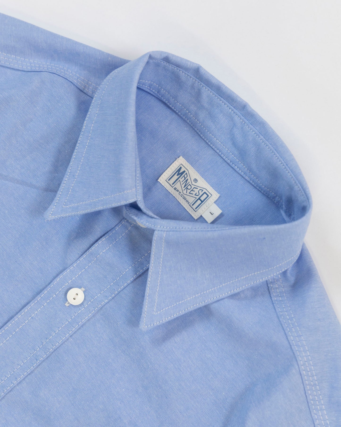 The Roebuck Shirt in Sky Chambray