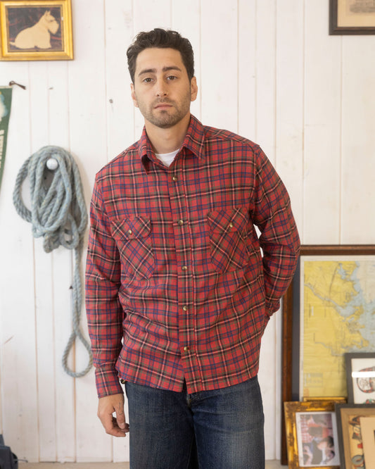 The Roebuck Shirt in Rose Tartan