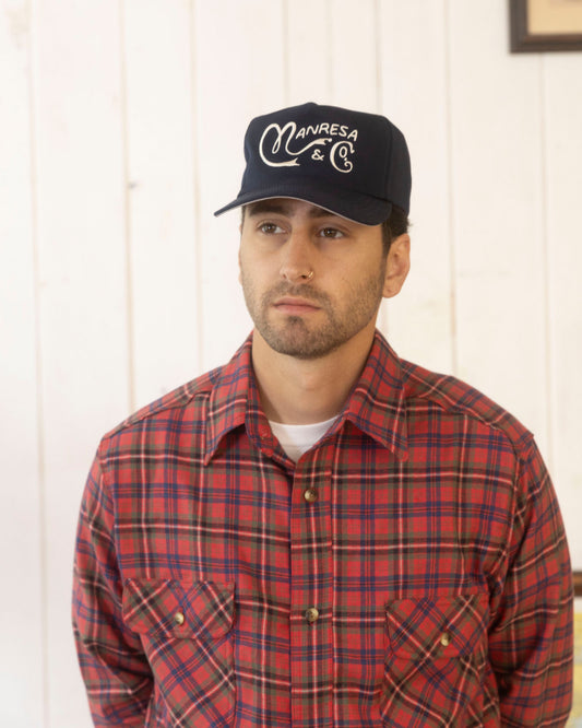The Flagship Cap in Navy