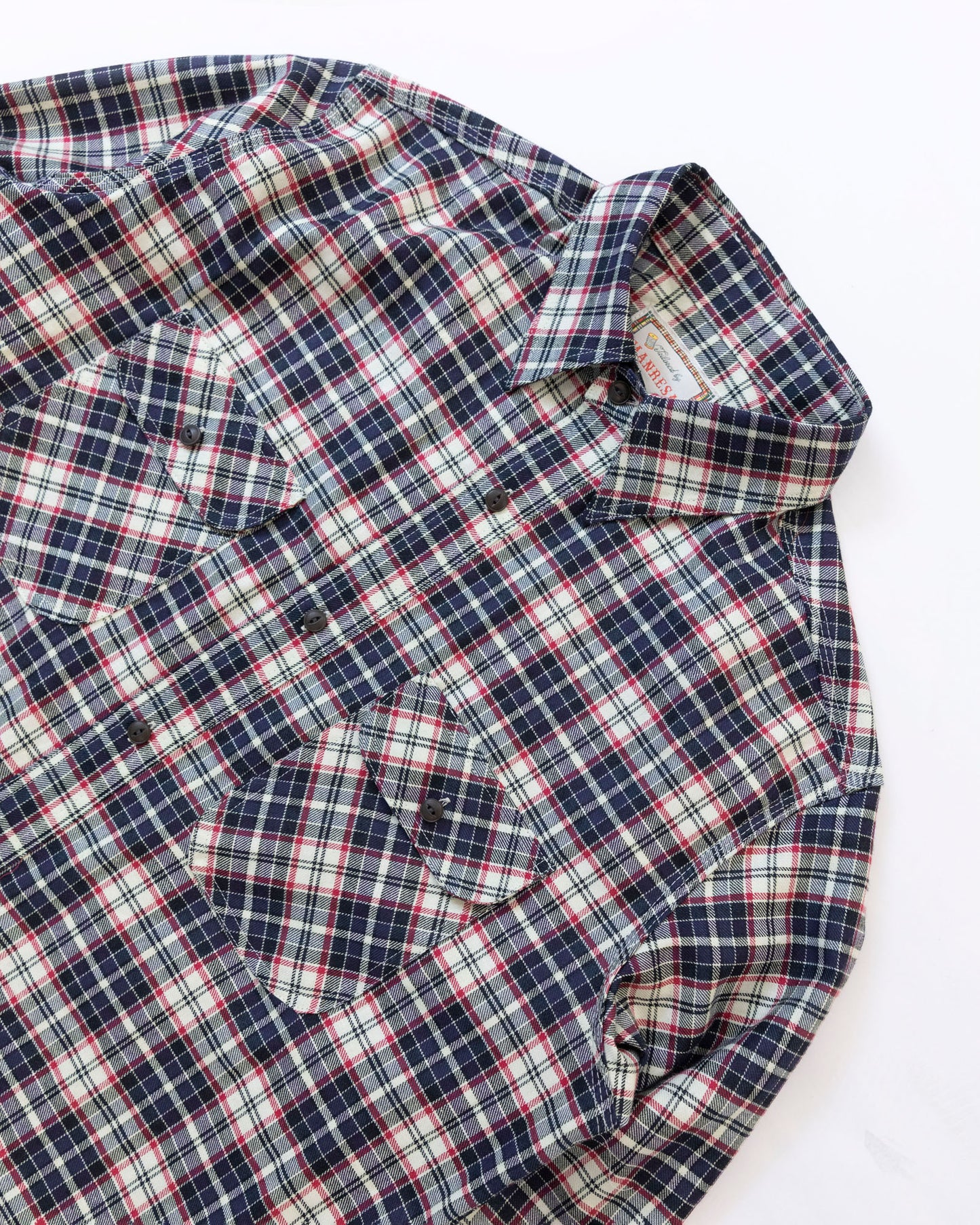 The Roebuck Shirt in Nautical Tartan