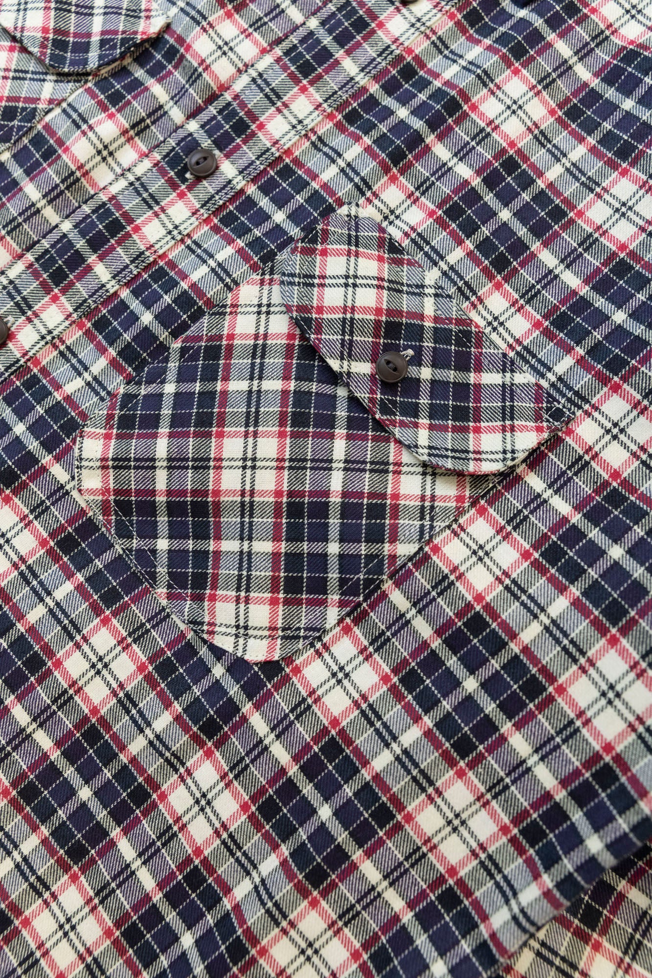 The Roebuck Shirt in Nautical Tartan