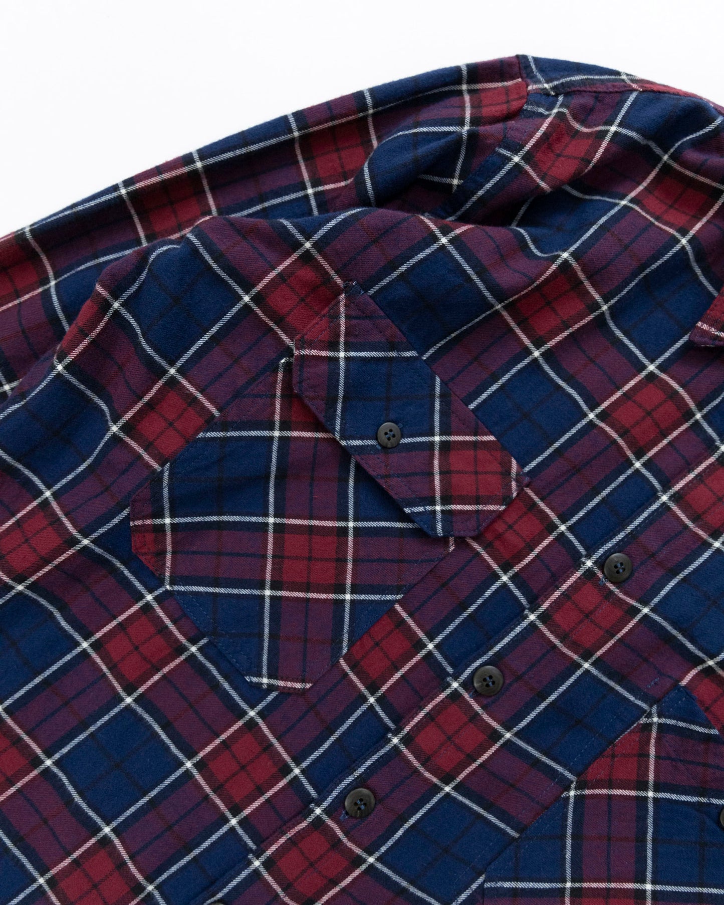 The Lachlan Shirt in Red Blue