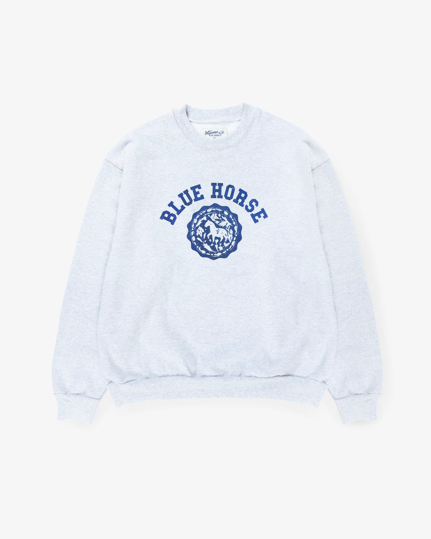 The BH Stamp Crewneck in Ash