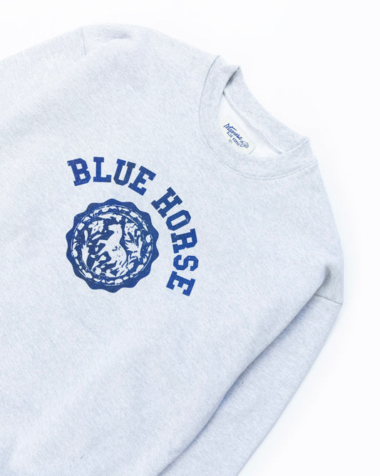 The BH Stamp Crewneck in Ash