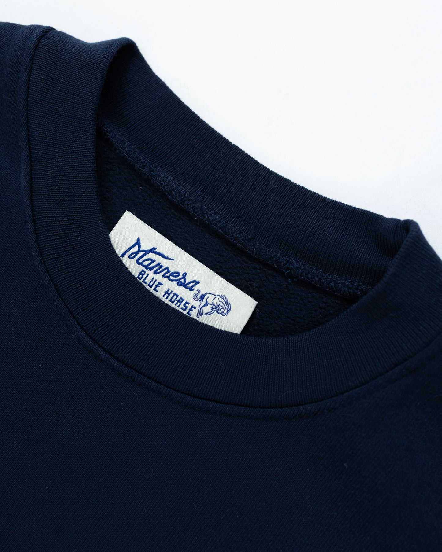 The BH Stamp Crewneck in Navy