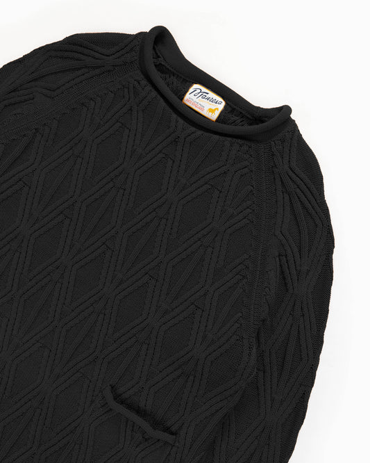 The Oysterman Sweater in Vintage Black