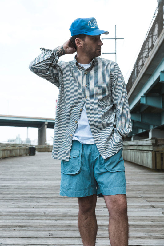 The Ram Island Shorts in Light Chambray
