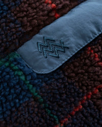 The Dublin Fleece in Tartan Sherpa