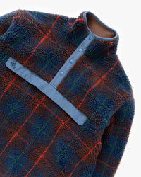 The Dublin Fleece in Tartan Sherpa