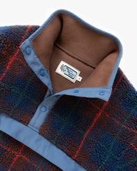 The Dublin Fleece in Tartan Sherpa