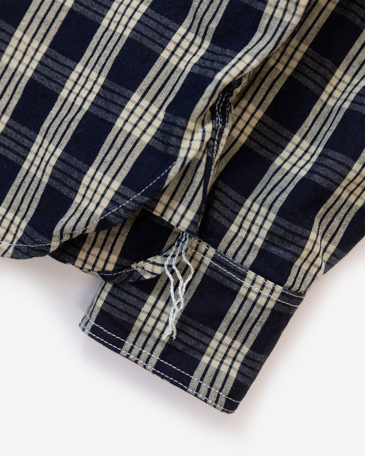 The Roebuck Shirt in Indigo Palaka