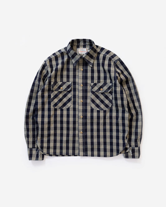 The Roebuck Shirt in Indigo Palaka