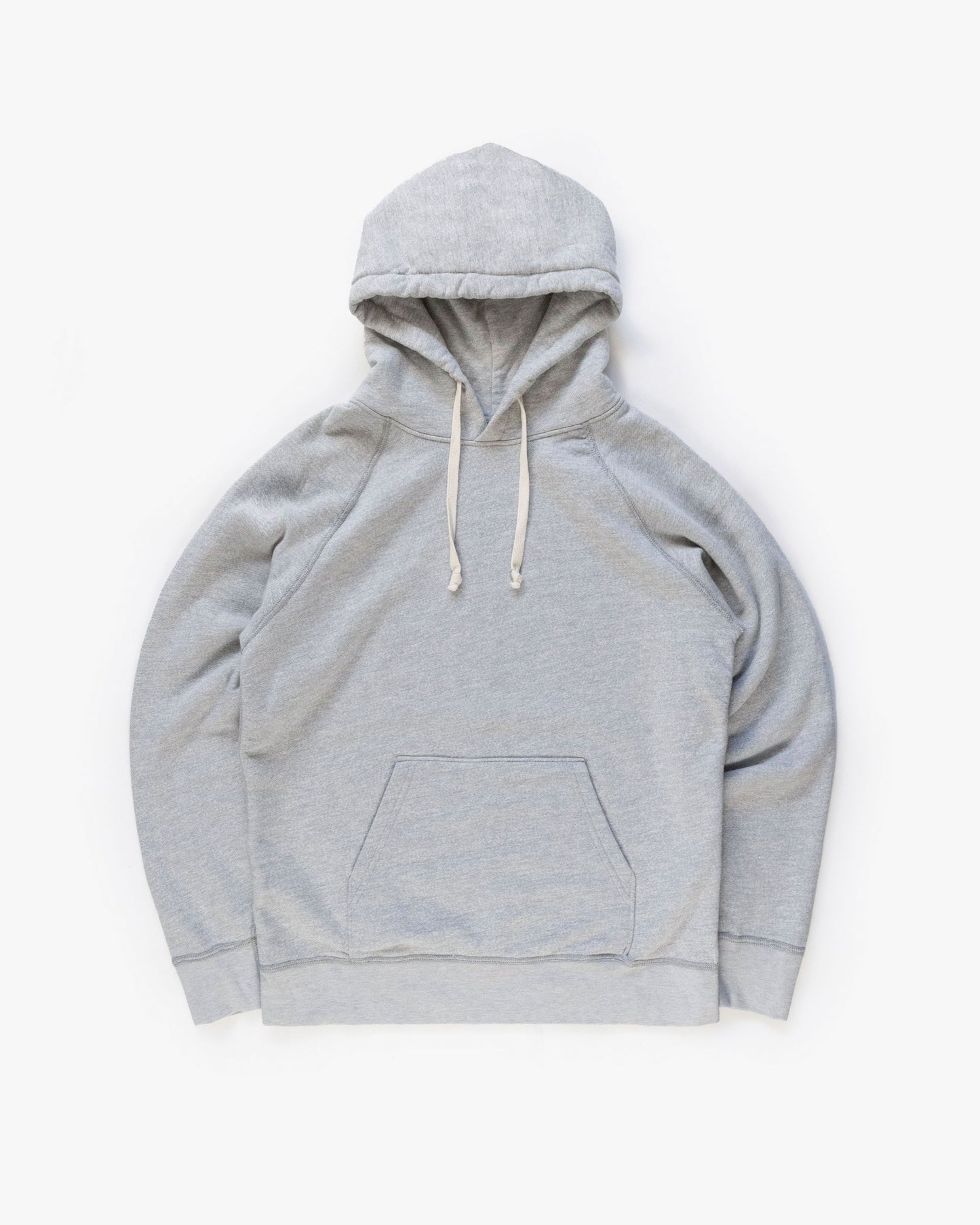 The BH Raglan Hoody in Ash