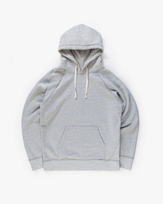 The BH Raglan Hoody in Ash