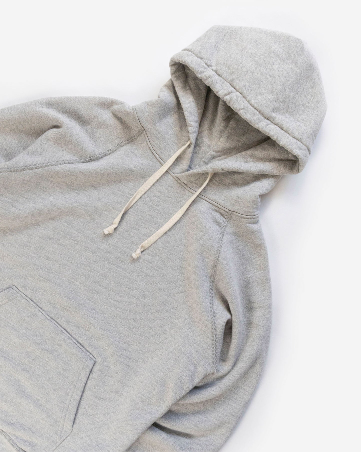 The BH Raglan Hoody in Ash