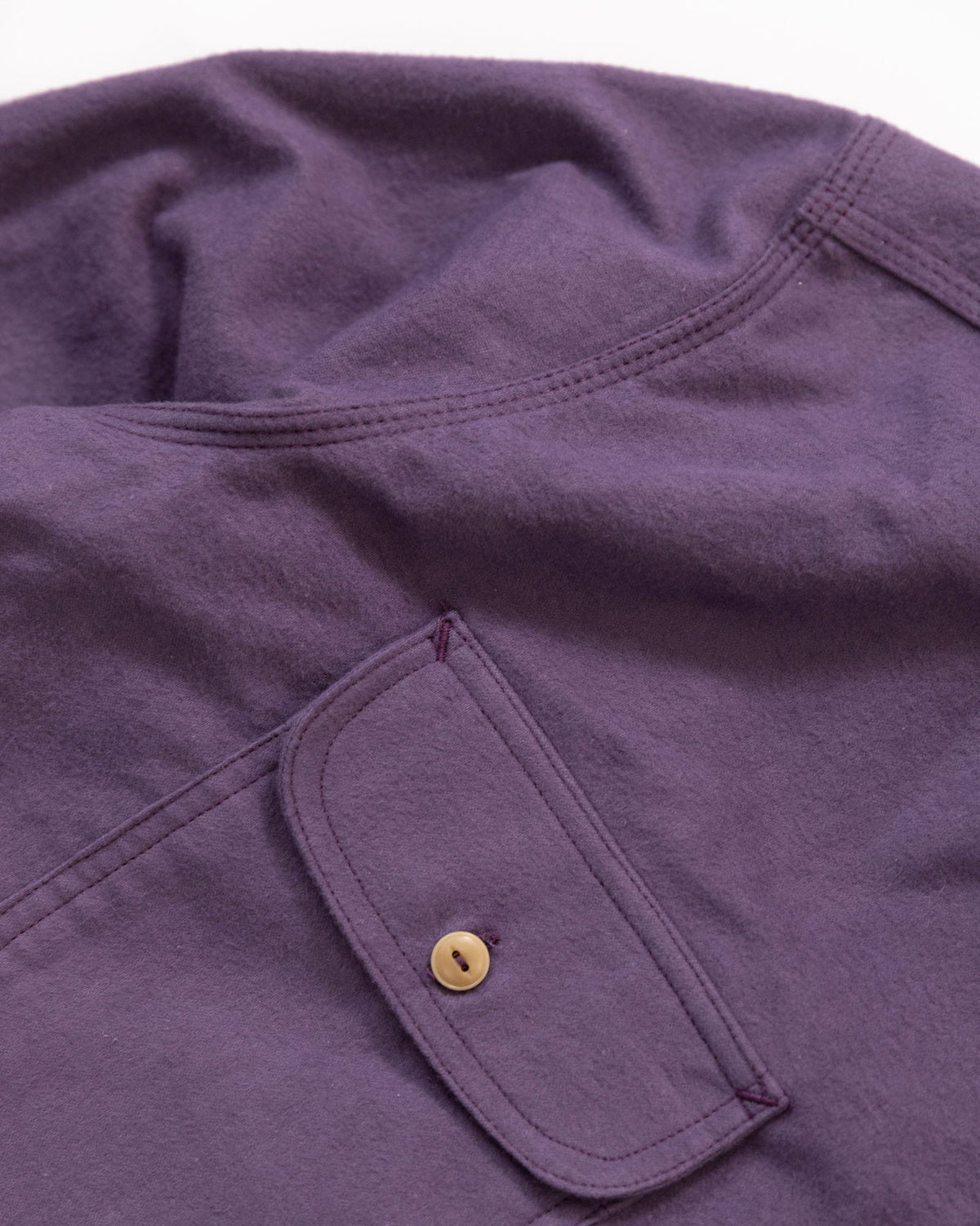 The Roebuck Shirt in Lilac Chamois