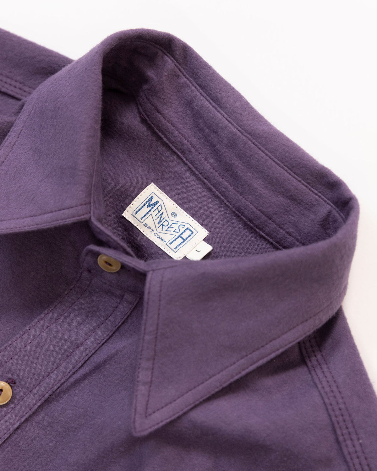 The Roebuck Shirt in Lilac Chamois
