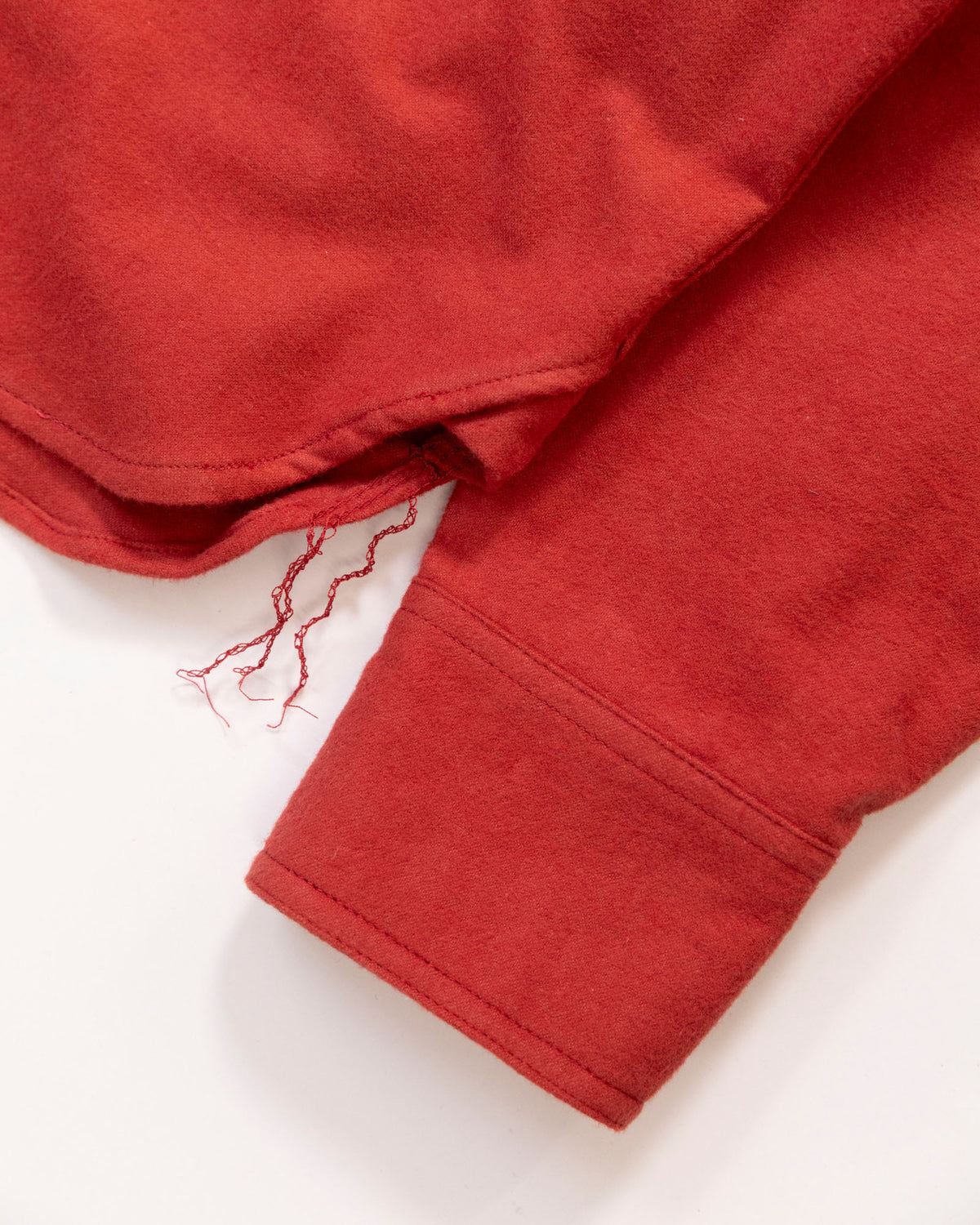 The Roebuck Shirt in Barn Red Chamois
