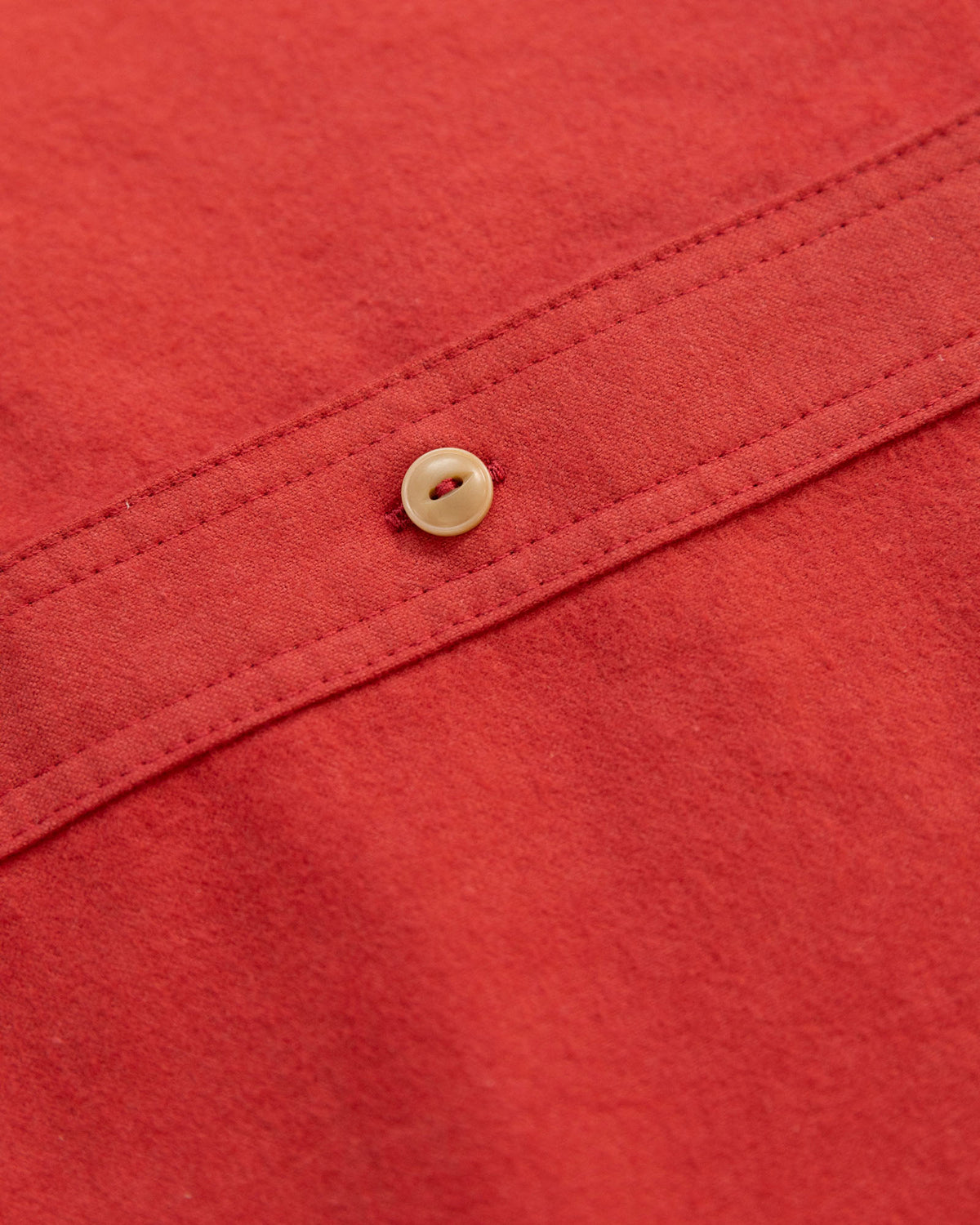 The Roebuck Shirt in Barn Red Chamois