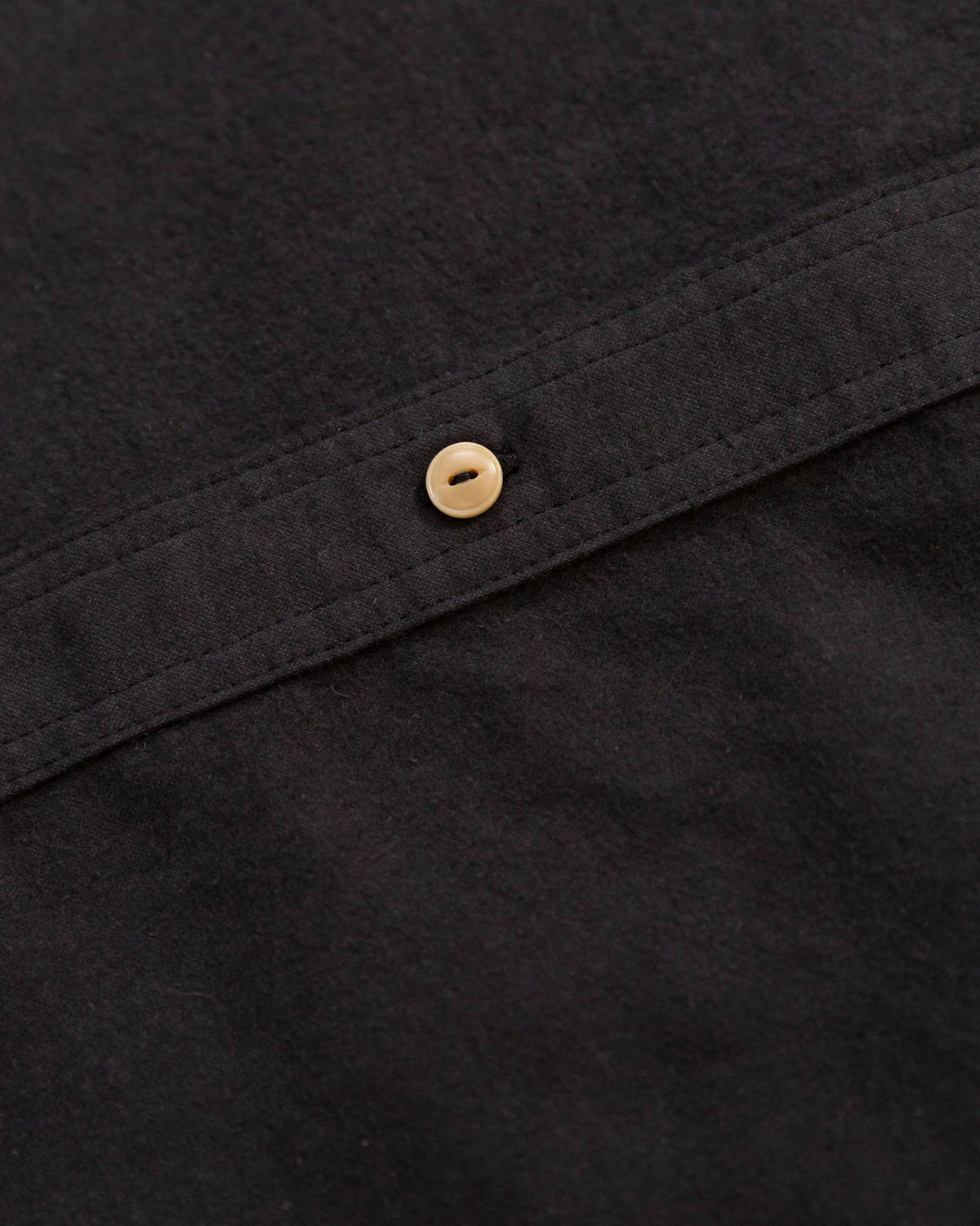The Roebuck Shirt in Black Chamois