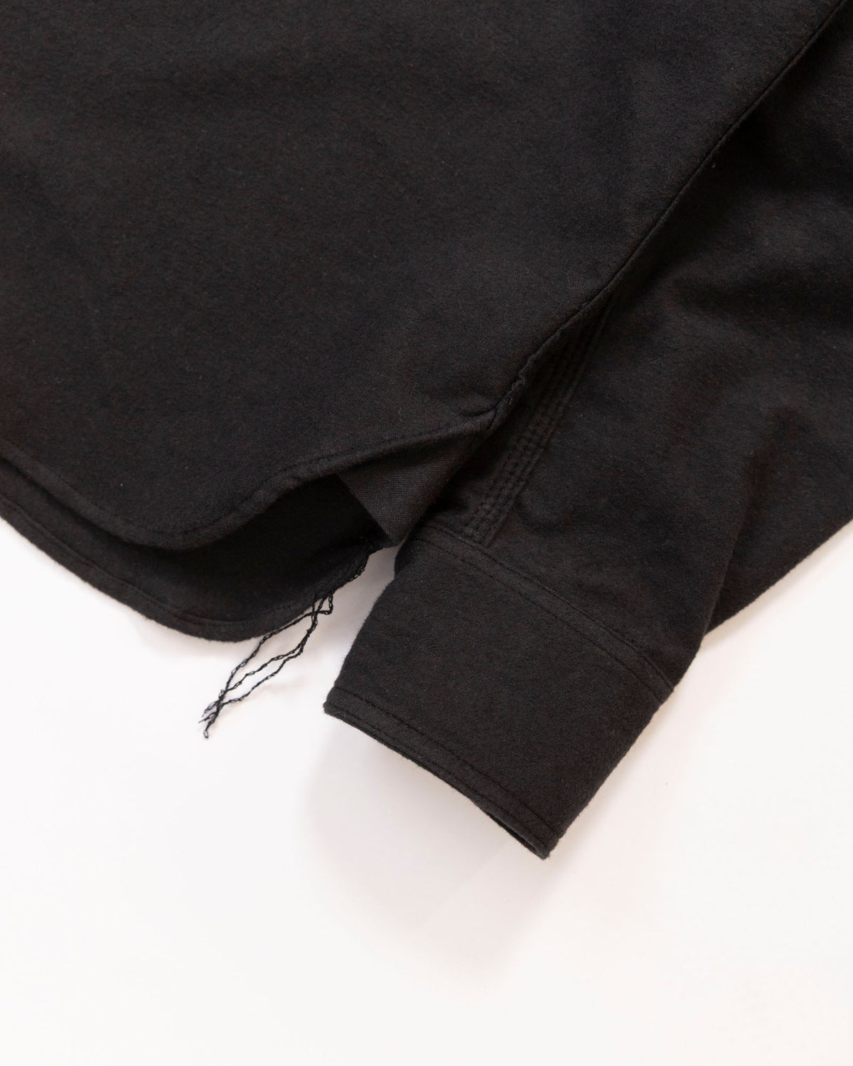 The Roebuck Shirt in Black Chamois