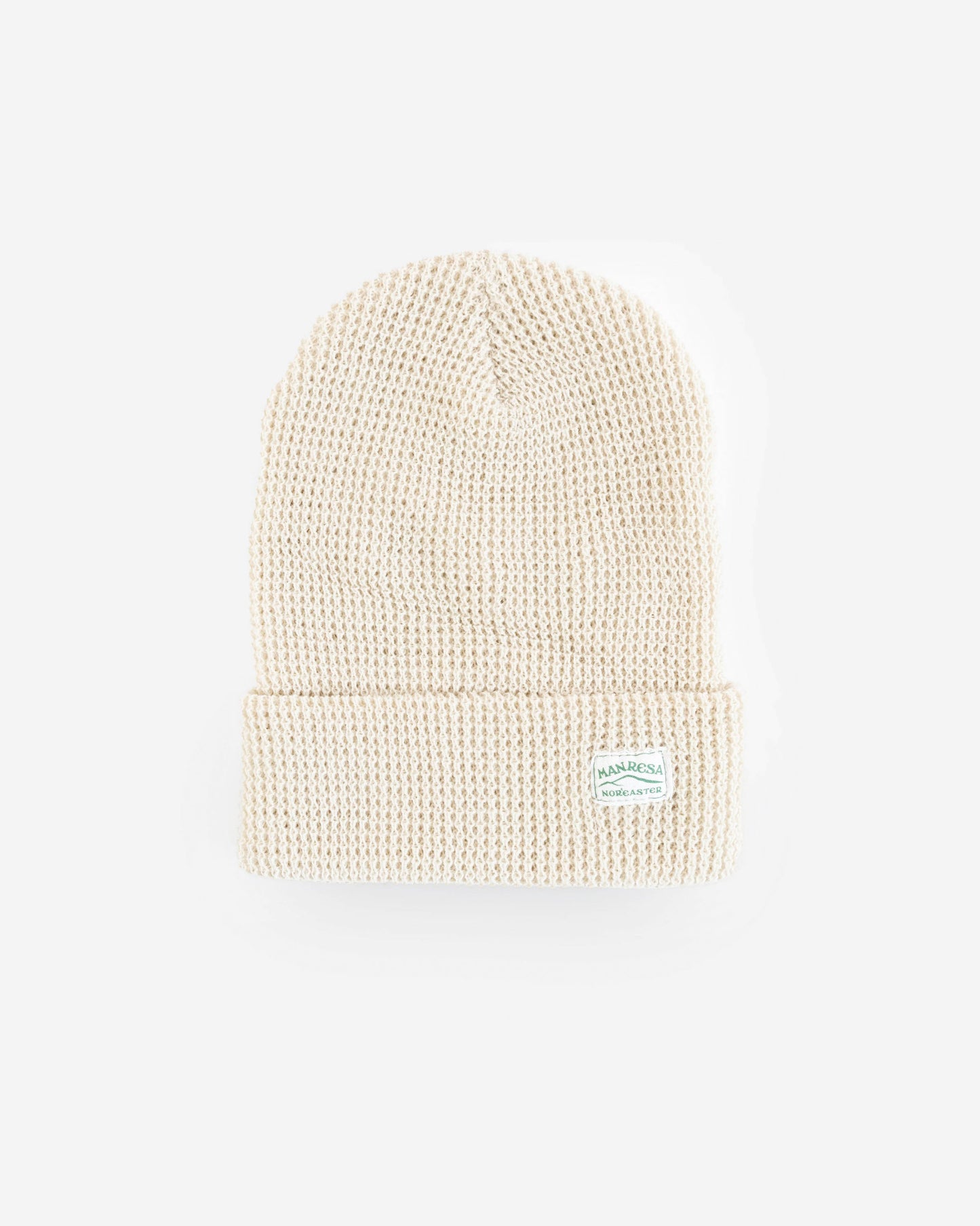 The Waffle Knit Beanie in Natural