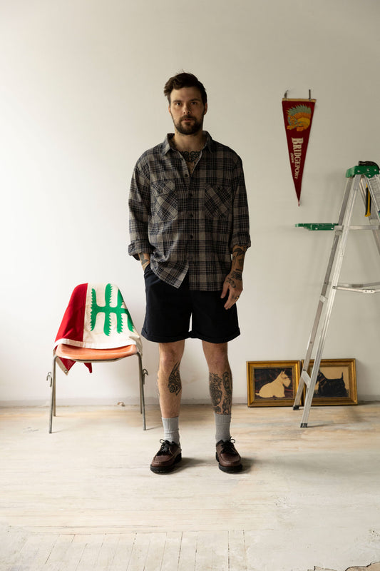 The Lachlan Shirt in Midnight