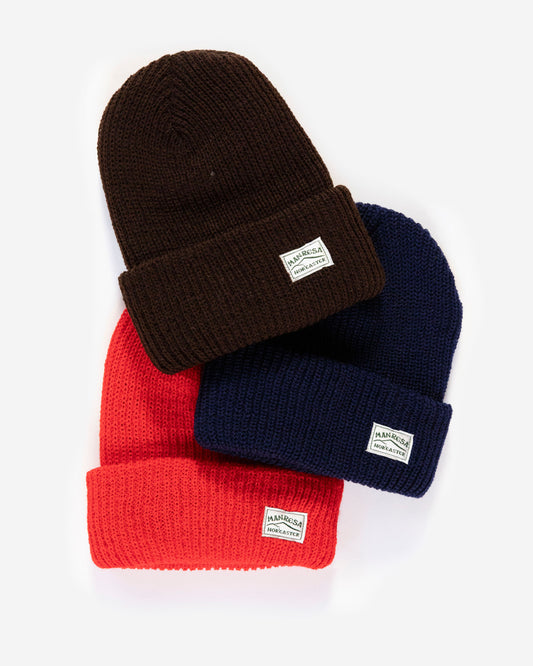 The Watch Cap Beanie in Chocolate