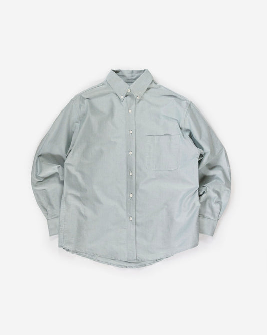 The Yale Cloth Button Down in Sage Warp