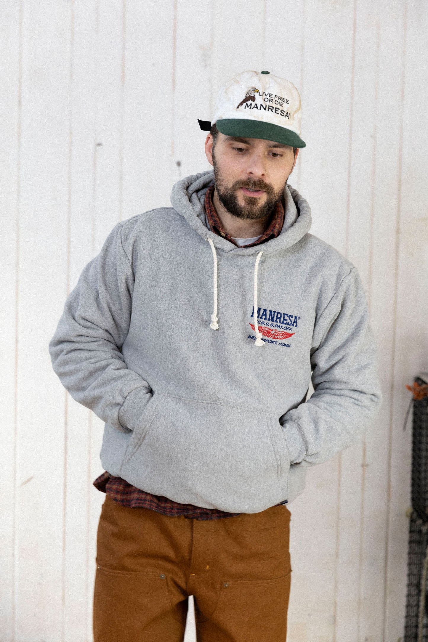 The Thermal Lined Eagle Hoody in Heather